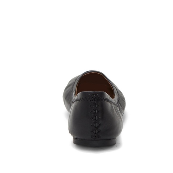 Lucky Brand Emmie Ballet Leather Flats Color Black in size 7.5 - Picture 5 of 12
